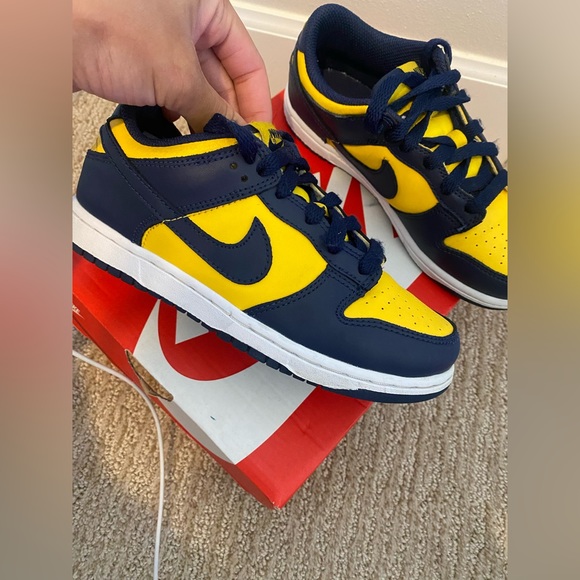 Nike Shoes Little Girl Nike Dunk Low Size 2 Worn 3 Times Poshmark